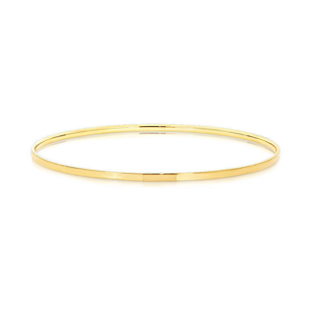 Classic Flat Bangle. 2mm wide