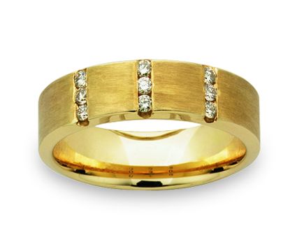 CHUNKY UNISEX RING WITH DIAMONDS, main product view