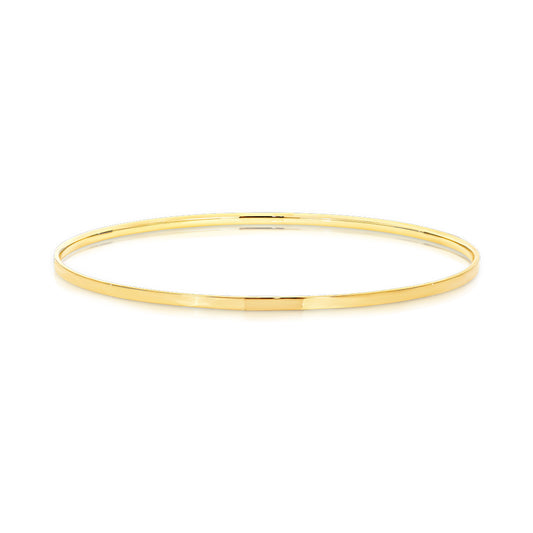 Classic Flat Bangle. 2mm wide, main product view