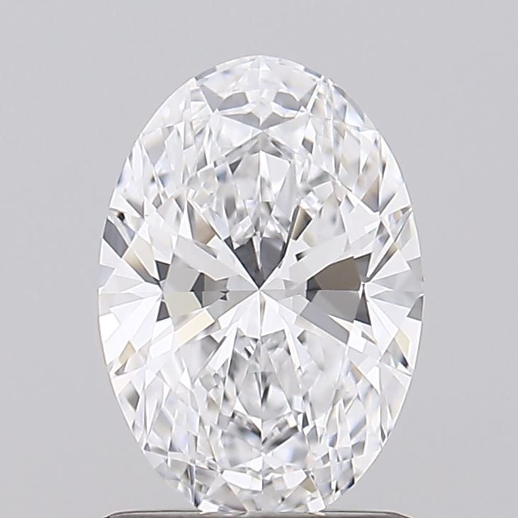 IGI certified oval brilliant lab grown 1.01 ct D/VVS2