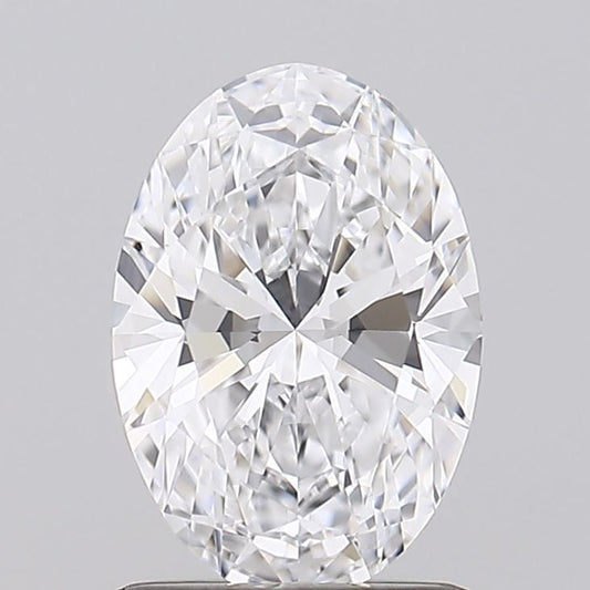 IGI certified oval brilliant lab grown 1.01 ct D/VVS2