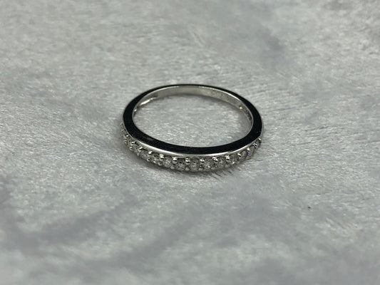 Grain set diamond wedding band, main product view