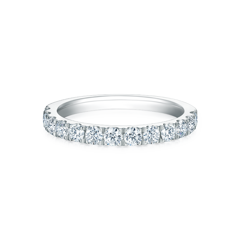 Classic scallop set diamond wedding ring, main product view