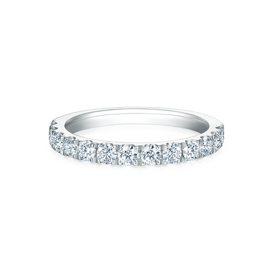 Classic scallop set diamond wedding ring, main product view