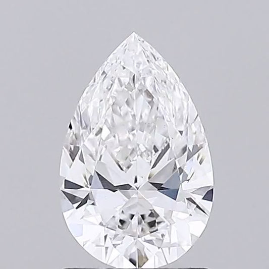 IGI certified Pear Brilliant lab grown 1.02 ct D/VS1