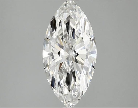 IGI certified marquise brilliant lab grown 2.01 F/VS1
