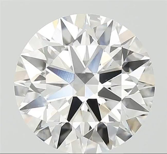 IGI certified round brilliant lab grown 3.20 ct E/VS1
