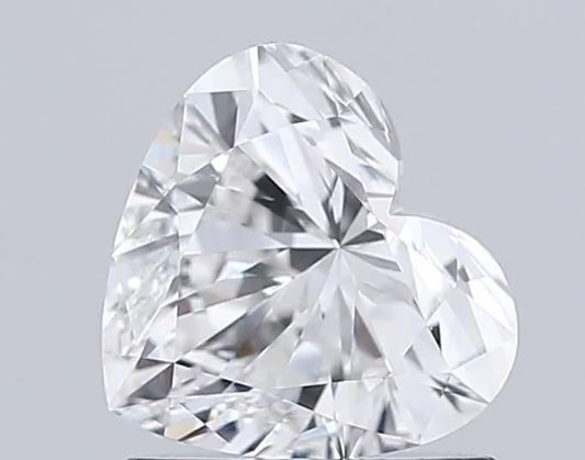 IGI certified Heart brilliant 1.02 ct E/VS1