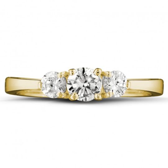 SHARED CLAW 3 STONE RING. SETTING ONLY, main product view