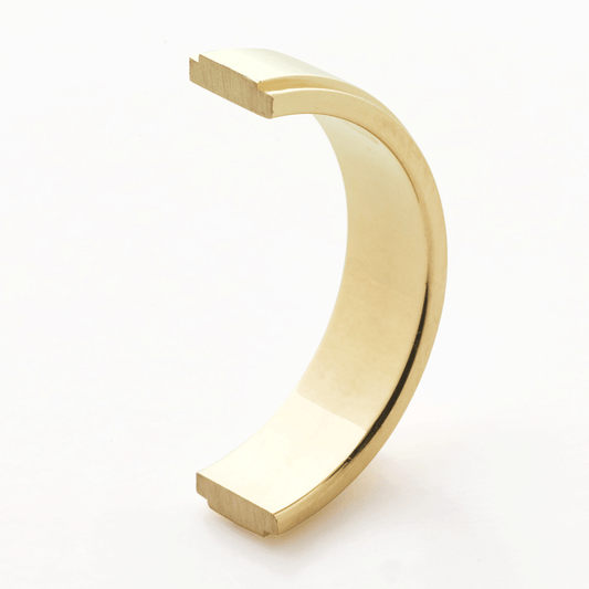 Stepped edge wedding band, main product view