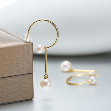 Custom 2 way Pearl earrings