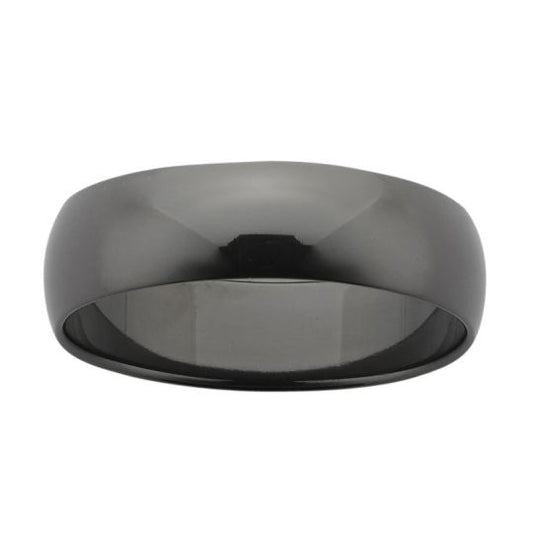 CLASSIC LOW DOME ZIRCONIUM RING